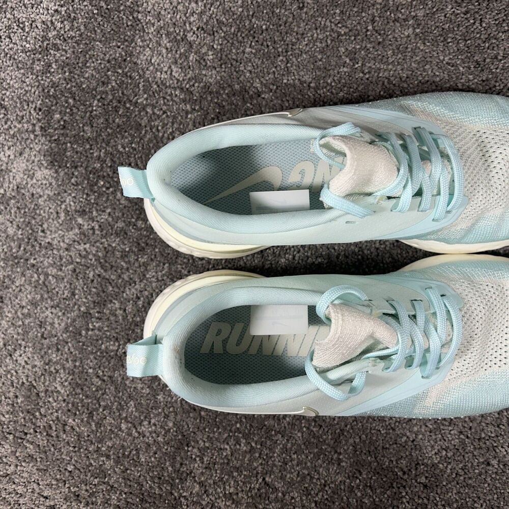 Nike Odyssey React 2 Flyknit AH1016-301 Women’s Size 10 Teal Tint Running Shoes - Picture 10 of 12